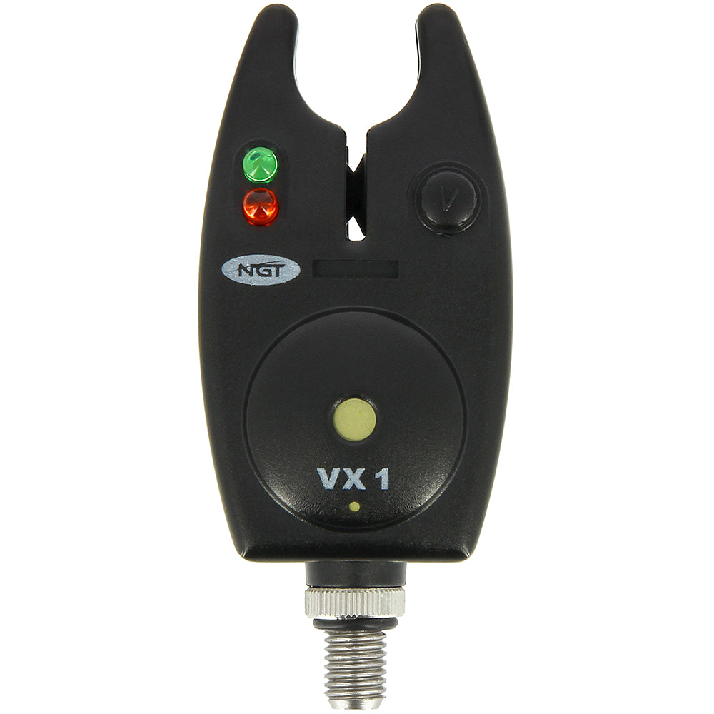 3 X BRAND NEW VX1 Bite Alarms In Green Cases & FREE BATTERIES Carp