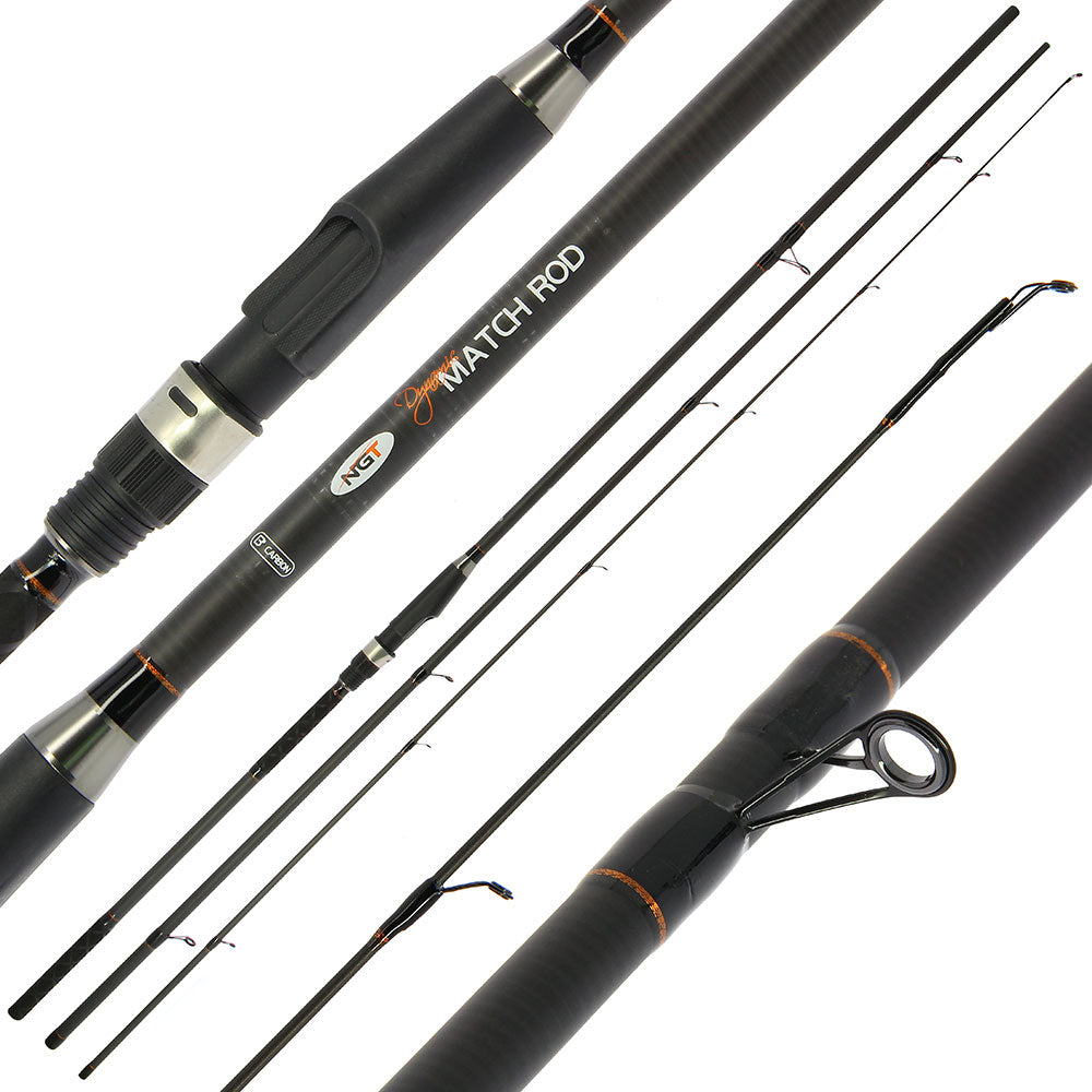 NGT 13ft Dynamic Match Fishing Rod 3pc Carbon NGTOnline ngt-13ft-dynamic-match-fishing-rod-3pc-carbon-ngtonline