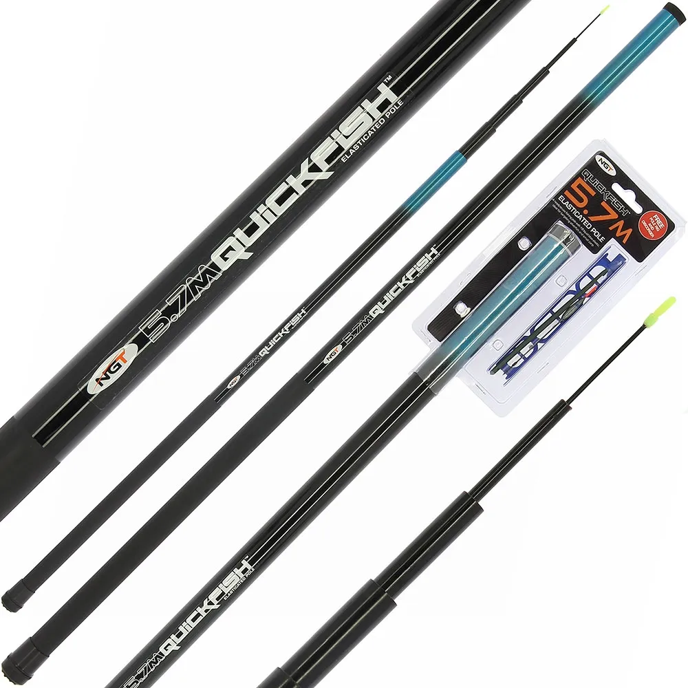 NGT 5.7m Quickfish Elasticated Pole – NGTOnline NGT 5.7m Quickfish Elasticated Pole – NGTOnline