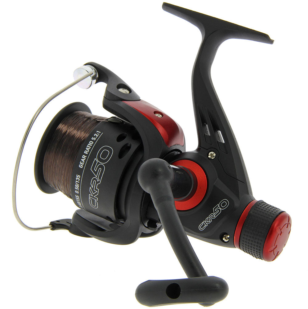 CKR50 Coarse Fishing Reel Loaded With 8lb Line