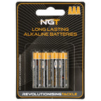 NGT Alkaline Batteries - Card Of 4 x AAA
