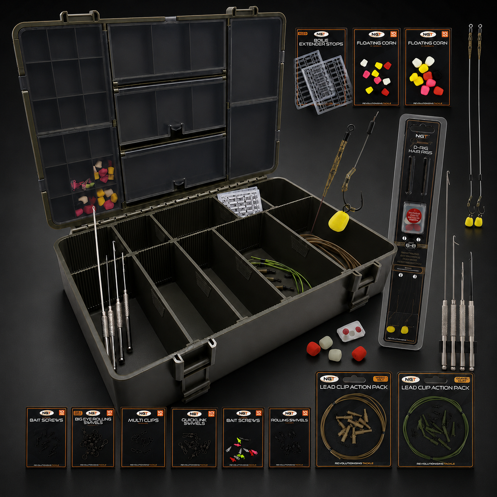 NGT PROFILER Loaded Tackle Box System Set