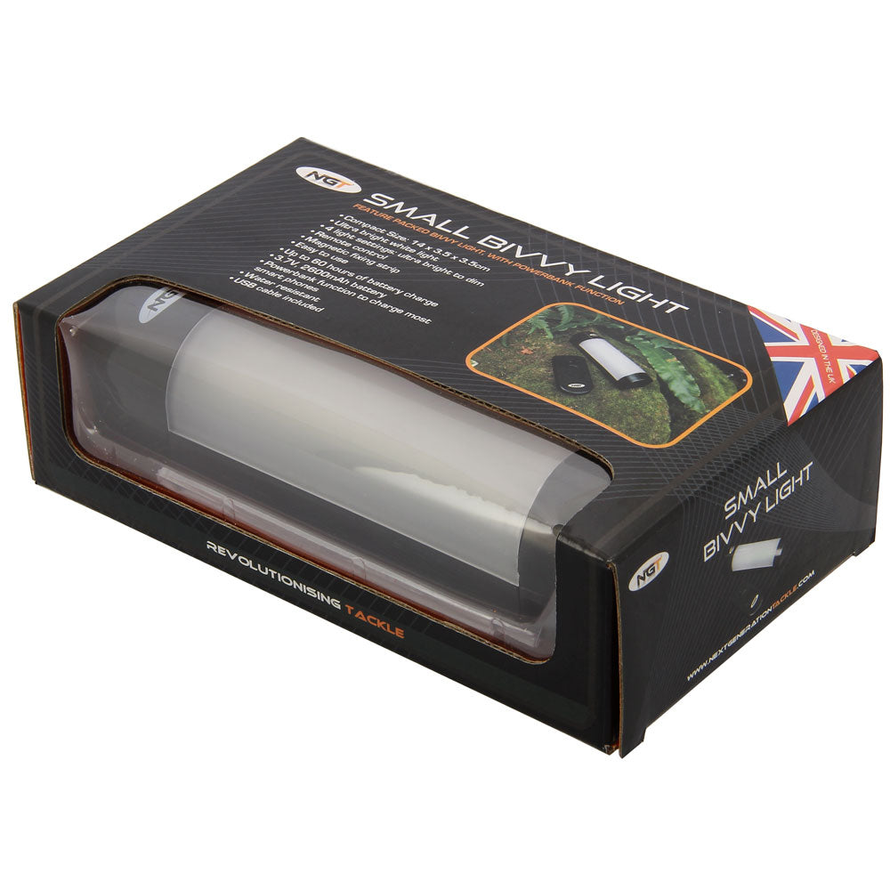 NGT Small Bivvy Light With Built In Power Bank