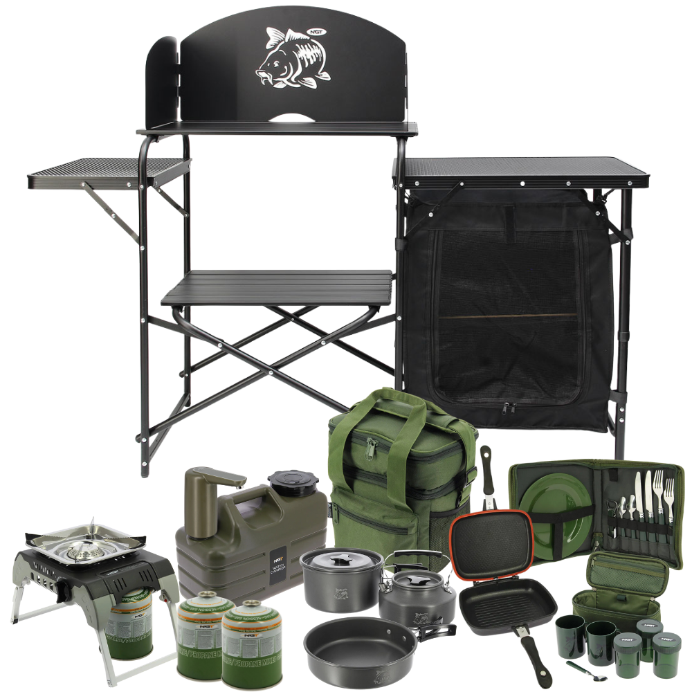 bivvy table tackle box NGT Deluxe System – NGTOnline river-fishing Abu Garcia VTPLP-L / Model:18