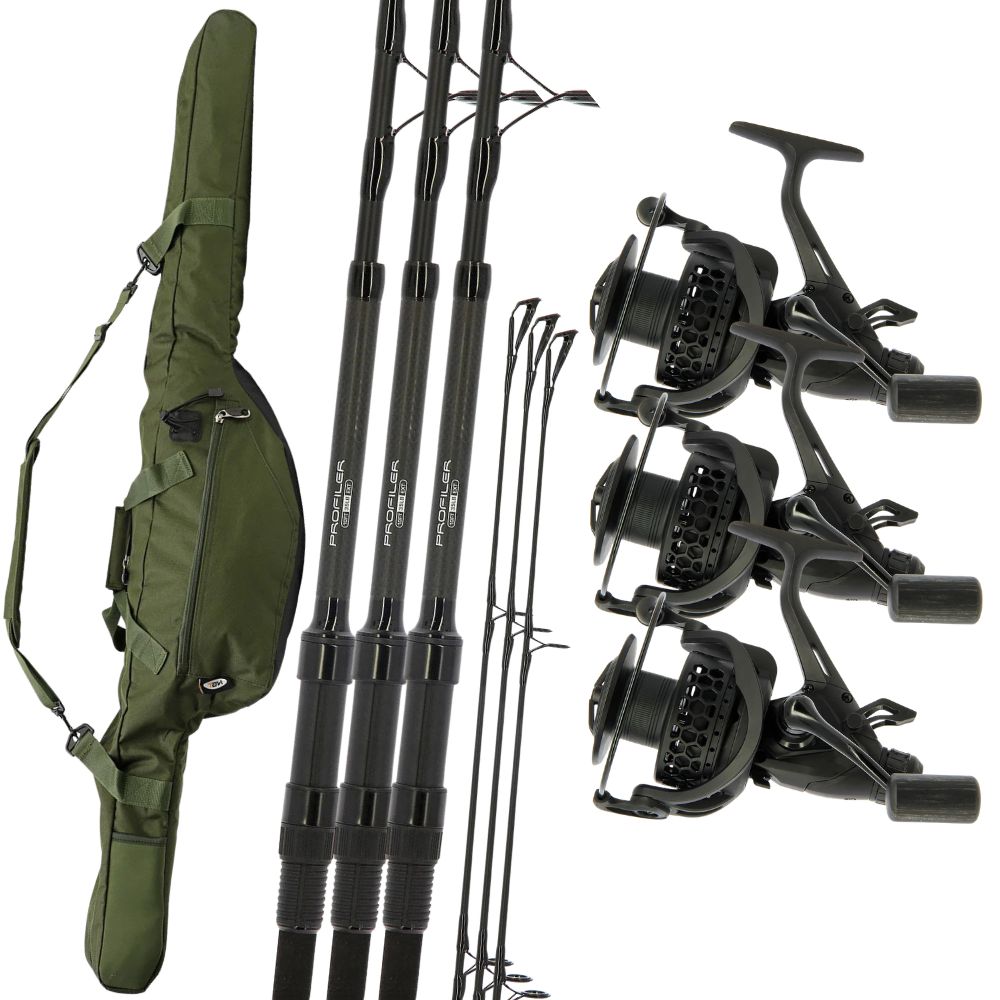NGT 10ft Profiler Rods & CR60 Reels Full Set Up