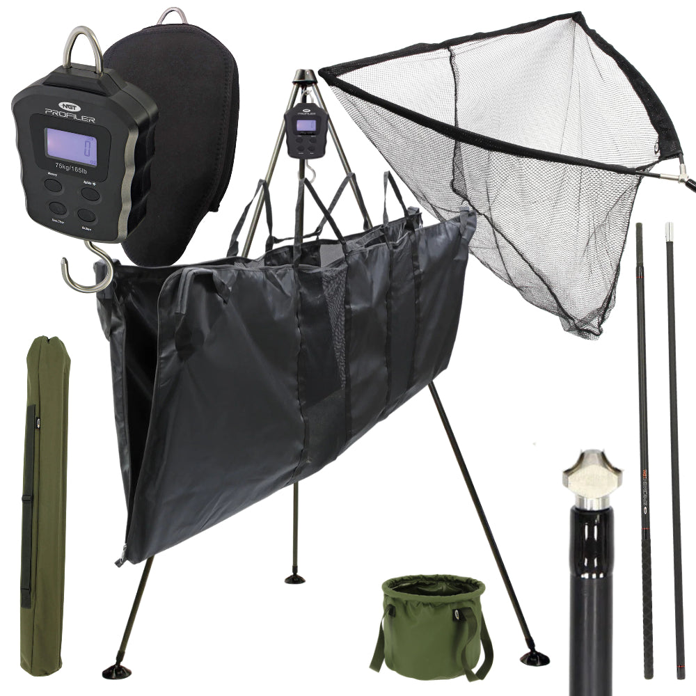 NGT Catfish Landing Tripod Weighing Set