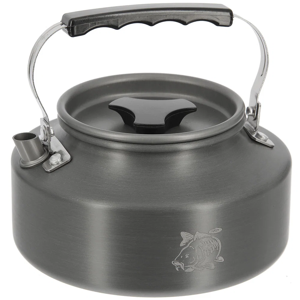 NGT 3pc Gun Metal Aluminium Kettle, Pot & Pan Set
