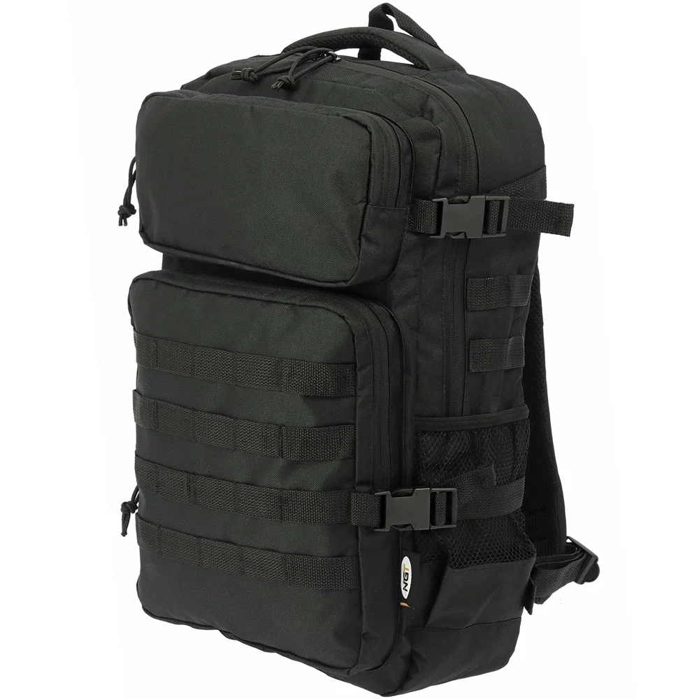 NGT Military 30L Black Stealth Rucksack