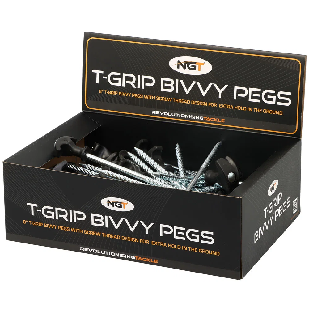 NGT Box Of 50 Bivvy Tent Pegs
