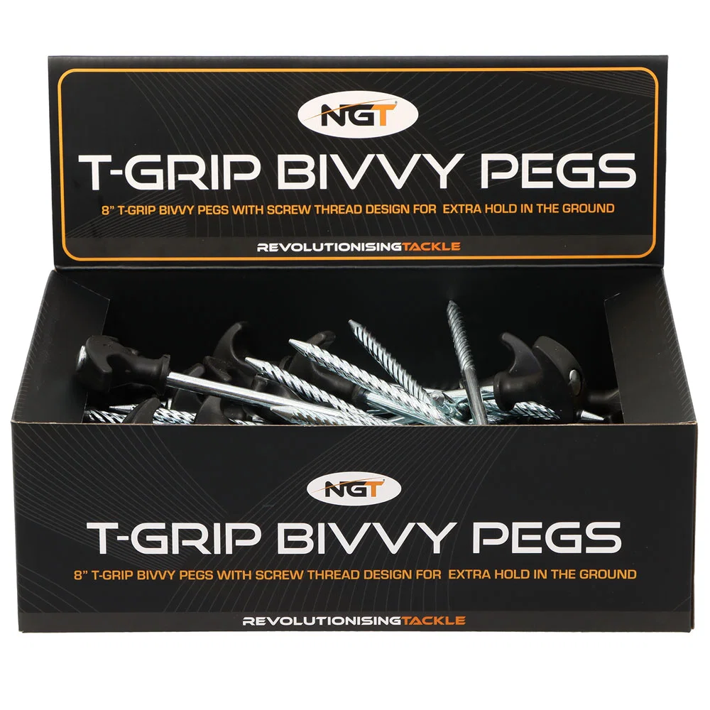 NGT Box Of 50 Bivvy Tent Pegs