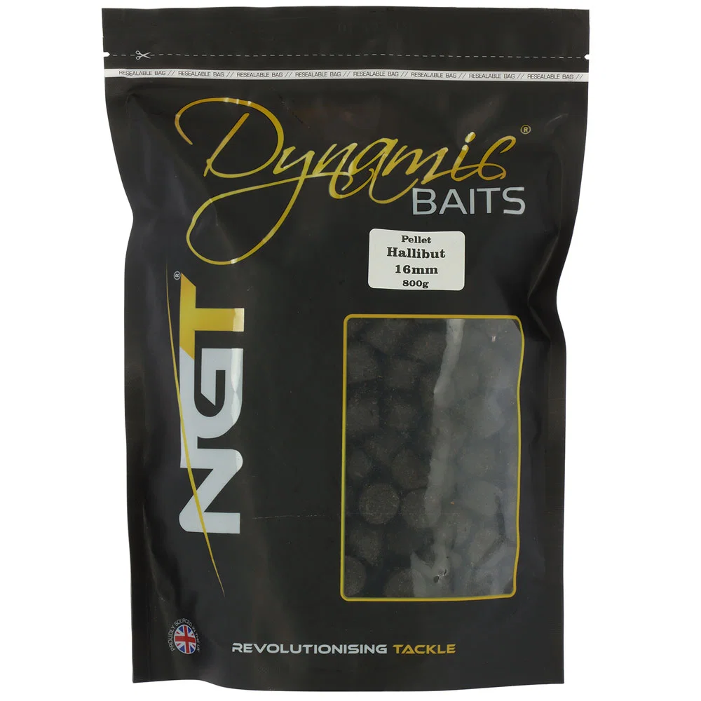 NGT 800g Halibut Pellets 16mm 12mm 4mm