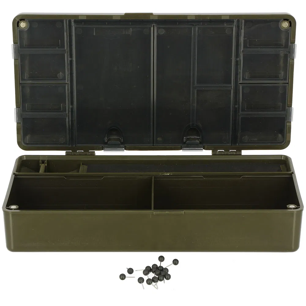 Tackling Pin NGT Tackle Box With Rig Wallet & Pins – NGTOnline