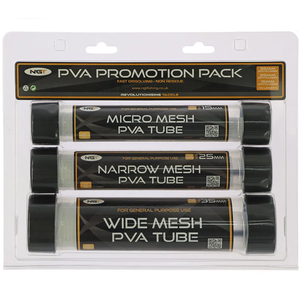 NGT PVA Promotion Pack - 35mm, 25mm and 15mm 7m
