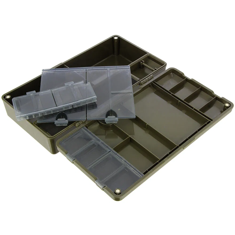 NGT Tackle Box With Rig Wallet & Pins