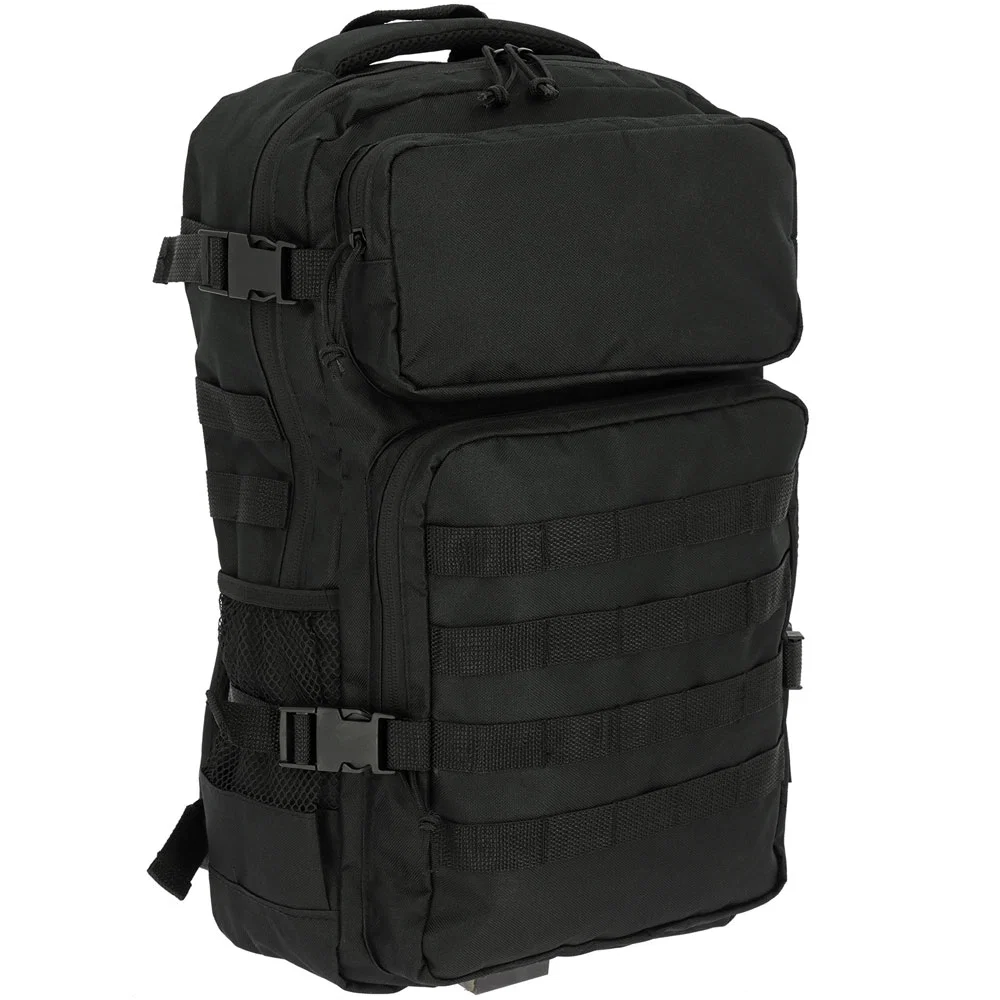 NGT Military 30L Black Stealth Rucksack