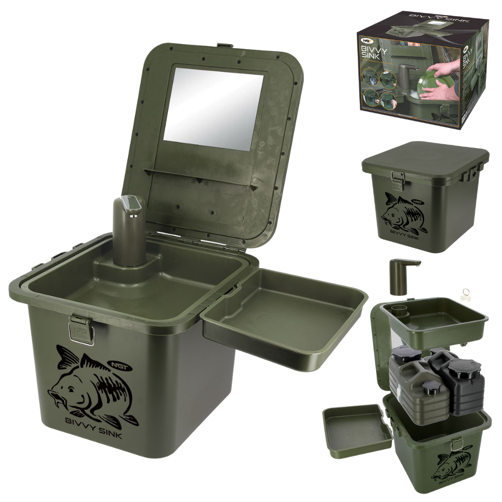 NGT Bivvy Sink + Free Auto Tap – NGTOnline