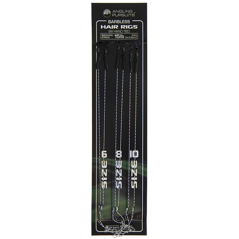 Real Rigs Barbee 6 Pack Of Barbless Hair Rigs – NGTOnline