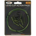 NGT Lead Clip Action Pack Green