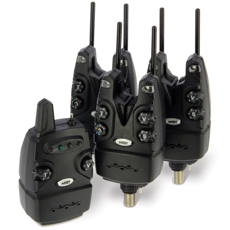 NGT Dynamic 3pc Bite Alarm Set. 150m Range ms bv 8u NGT O