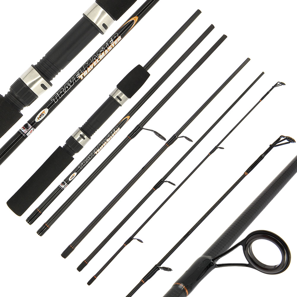 NGT Travelmaster Travel Rod 6ft 6pc AND Reel Carbon Sea Coarse Spinning 